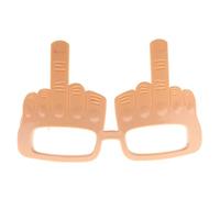 CRDARAAV Occhiali da sole a dito medio con occhiali da sole Flip the Bird Party Nude