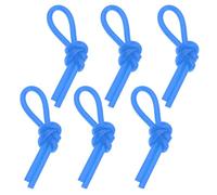 CRDARAAV Set di 6 smorzatori di vibrazioni flessibili per racchette da tennis, colore blu