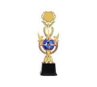 CRDARAAV Trofeo vincitore della coppa, premio per feste, celebrazioni, concorsi scolastici, blu, 34,5 cm