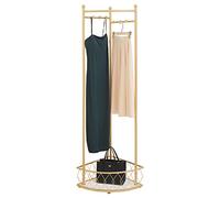 Cre Cra Appendiabiti,Appendiabiti da Terra,Stander Appendiabiti,Appendiabiti,stand appendiabiti piccolo,appoggia abiti camera da letto,stand abiti,Appendiabiti in metallo,stendino porta abiti,Oro