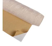 CRE8TIVE Carta da parati autoadesiva in velluto beige per camera da letto, tessuto in feltro, carta da parati autoadesiva Art Deco in vinile spesso per scatola di gioielli, rotolo di plastica con