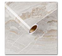 CRE8TIVE Carta parato beige oro marmo adesivo pellicola autoadesiva mobili effetto marmo moderna 30 cm x 200 cm