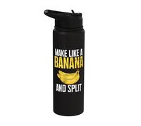 Crea come una Banana e Split Banana Stainless Steel Insulated Water Bottle