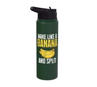 Crea come una Banana e Split Banana Stainless Steel Insulated Water Bottle