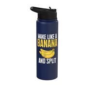 Crea come una Banana e Split Banana Stainless Steel Insulated Water Bottle