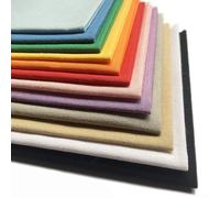 Crea i tuoi sogni con questo set di tessuto patchwork in cotone tinta unita da 1218 pezzi, progettato per vari progetti fai da te, tra cui abbigliamento per bambole (12 colori (25 x 25 cm)