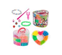 Crea il tuo braccialetto - Set creativo di elastici e strumenti