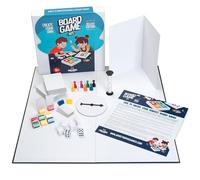 Crea il tuo set di giochi da tavolo-Kit fai da te con scheda di gioco vuota, pezzi di gioco, carte in bianco, dadi, Spinner, Rulebook, timer di sabbia - Costruisci il tuo kit di gioco-Versione Englsih