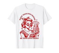 Crea Il Tuo Sugar Retro Money Empowering Vintage Maglietta