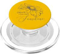 Crea il tuo Sunshine Positive Quote Inspirational Tee PopSockets PopGrip per MagSafe