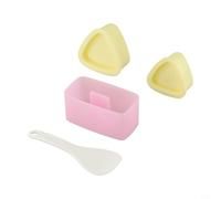 Crea il tuo sushi con facilità 3 pezzi Onigiri set tra cui forme triangolari, Musubi Press, e mestolo per riso