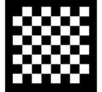 Crea il tuo tavolo da gioco per scacchi e dama Citation Game Room Adesivi con scritte 54x54cm Decorazione carrozzeria auto Bianco