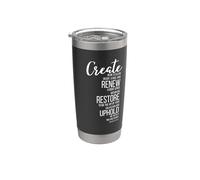 Crea In Me Un Cuore Pulito. Salmo 51:10 Bicchiere termico in acciaio inox doppia parete
