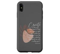 Crea In Me Un Cuore Pulito. Salmo 51:10 Custodia per iPhone XS Max