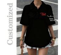 Crea la tua atmosfera del weekend! "Il suo preferito" e "Il suo preferito" Polo da coppia - La scelta ideale per brunch del sabato, appuntamenti al parco e uscite casual. Mostra il tuo spirito di squa