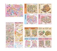 Crea la tua scena - Adesivi 3D per laptop, decalcomanie per custodia del telefono con design creativo, perfetti per bambini e adulti, in classe, amanti del mestiere, decorazione per casa