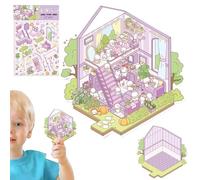 Crea le tue scene con adesivi A Forma di Casa, Sicuri, Divertenti,