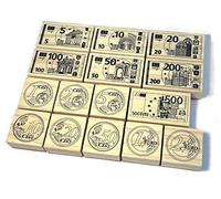 Créa Lign - Kit educativo di timbri Euro