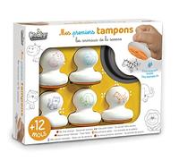 Crea lign' Primi tamponi Animali della Savana, CL202, Grigio, Giallo/Marrone, Arancione/Nero, Grigio/Nero, Nero/Bianco