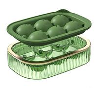 Crea sfere di ghiaccio aromatizzate con i nostri stampi per creare 6 grandi palline di ghiaccio per caffè o bevande infuse di frutta (verde)