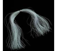Crea splendide esche per Crystal Flash Nylon come componente chiave nel tuo arsenale Fly Tying (bianco)