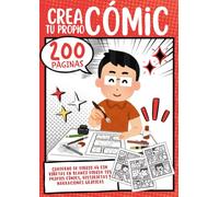 Crea tu Propio Cómic: Cuaderno A4 de 200 páginas de viñetas en blanco: Plantillas de viñetas variadas · sin instrucciones · ideal para jóvenes dibujantes
