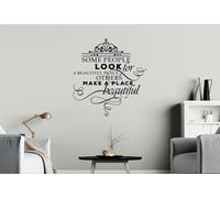 Crea Un Luogo Bellissimo A Casa Vinile Arte Murale Citazione Frase Adesivo 006