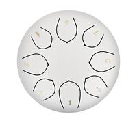 Crea un'atmosfera rilassante con un tamburo for pioggia da 6 pollici, realizzato for resistere alla prova del tempo(White)