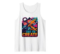 Crea un'opera d'Arte con Le Forbici Tagliata per Gli Amanti Canotta