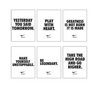 CREAARO Hypebeast Poster senza cornice Hypebeast decorazione per la stanza per adolescenti, ragazzi, uomini, decorazione per la camera da 6 pezzi, 8 x 10