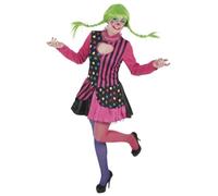 Creaciones Llopis - Costume di payasa Righe per adulto, taglia unica
