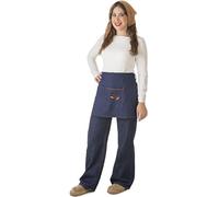 Creaciones Llopis | Kit o costume da castagna jeans da donna: grembiule e fazzoletto (taglia unica)