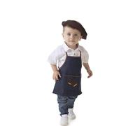 Creaciones Llopis | Kit o costume da castano jeans per bambino: grembiule e berretto (1-2 anni)