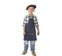 Creaciones Llopis | Kit o costume da castano Jeans per bambino: Grembiule e berretto (7-9 anni)
