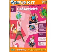 CRÉACTIVITÉ - VOLUME 3 (LDM) (9788808779571) - Libro Scolastico + Kit Scuola con Copertine Rebillo