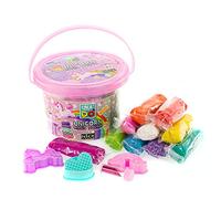CREADO' - Nice Group Secchiello Magico Unicorno, Set con 500 g di Pasta Modellabile e 3 formine per bambini, Multicolor