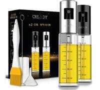 CREADY | Confezione da 2 olio da cucina da 100 ml | Dispenser olio | Spray olio friggitrice aria | Oliera spray | Spruzzatore olio | Dispenser di olio