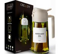 CREADY Spruzzino Olio per Friggitrice Aria 470 ml | Bottiglia Dosatore Olio 2 in 1