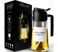 CREADY Spruzzino Olio per Friggitrice Aria 470 ml | Bottiglia Dosatore Olio 2 in 1