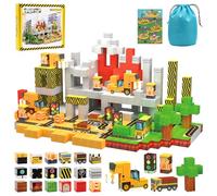 CREAFOMIFE Blocchi magnetici da costruzione, 138 pezzi da 2 cm, blocchi magnetici per bambini, giocattoli montessori e giochi per bambini a partire dai 3 anni e regali di compleanno