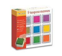 Crealign - Set 9 Inchiostri Colorati Tamponi