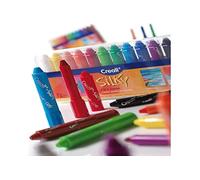 Creall Havo08601 3-in-1 Assorted Colours Havo Silky Crayon Box (12-Piece)
