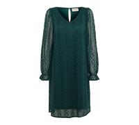 Cream - Abito con Scollo a V e Maniche in Pizzo - - Dresses - Donna - Verde - S