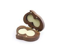 (cream color) Heart Shaped Proposal Engagement Ring Boxes Wood Ring Bearer for Proposal Wedding Ring Box Rustic Ring Container Dark gray