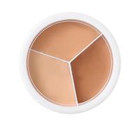 Cream Concealer Foundation Palette-Kit di trucco per il viso a 3 tonalità multiuso | Crema correttore del colore del colore della copertura completa, strumento di contorno di lunga durata, formula leg
