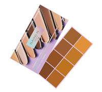 Cream Concealer Palette, Waterproof Balm Aid, 8 Color Coverage Kit with Safety, Face Makeup Cosmetic Tool with Comfort, Modern Beauty Design Style, Accessory for All Skin Beauty Girls Women 11g