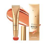 Cream Contour, Halo Glow Highlighter Stick, Portable Smooth Blend Cream Contouring, 5.67in Easy Applicator Face Makeup Wand, No Fading Liquid Blush for Women, Girls
