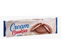 Cream Cookies, Biscotti Ripieni con Crema, Gusto Cacao, 154g, pack 5
