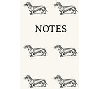 Cream Dachshund Notebook: Dog Breed, Journal, Exercise Book, Notes, Notepad, Gift, Dog Lover, Birthday, Christmas, Stocking Stuffer, Hardback, Matte, 6x9 75 Pages