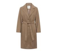 Cream - Elegante Cappotto Classico Sepia Tint - - Coats - Donna - Marrone - 2XL